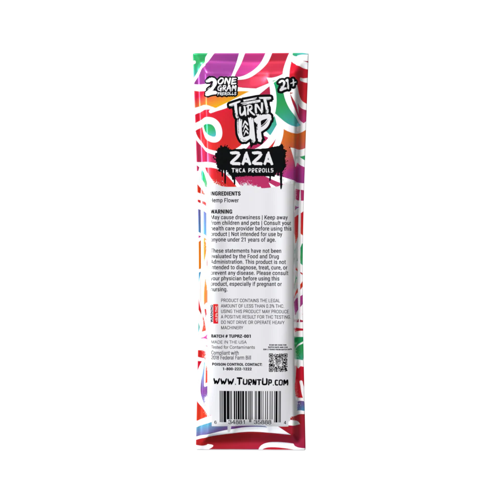 TNT ZaZa 1g Preroll (2Pack)